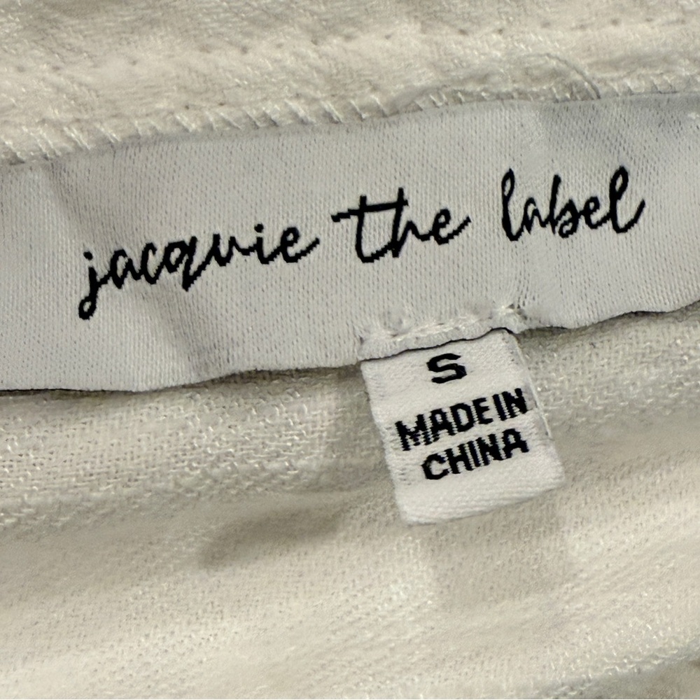 Jacquie The Label White Button-Front Mini Dress – 👗 Size Small, Boho Style - Picture 8 of 16